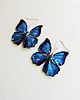 kolczyki - inne Kolczyki Motyle Kobaltowe 2