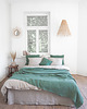 koce i narzuty Lniana Narzuta EUCALYPTUS GREEN 4