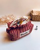 kosmetyczki Personalizowana kosmetyczka z falbanką, organizer na kosmetyki 7