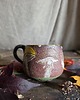 kubki Kubek grzybowy, Grzyb kubek dla grzybiarza, kubek sgraffito mushroom 1