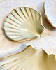 patery i talerze Zestaw ceramicznych muszli - szałwia 4