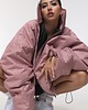 kurtki damskie Kurtka typu bomber oversize dusty pink 5