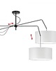 lampy wiszące Regulowana lampa sufitowa nad stół w stylu glamour RIO GLAM 9