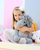 misie i maskotki Szary handmade jednorożec w rozmiarze XL 1