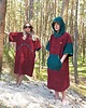 moda - inne Ponczo kąpielowe z bawełnianej frotte  MAROON MASTER 7