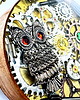 wisiory WISIOR dwustronny - SOWA (owl) III - 3D 2