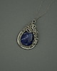 wisiory Wisiorek niebieski sodalit wire wrapping 3