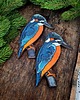 Ozdoby na ścianę Ceramiczny ptak 2 sztuki dekoracja ścienna 2