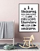 plakaty Plakat motywacyjny JEDNOROŻEC z napisami dla fanów unicorns 2