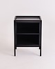 regały i półki Regał stolik nocny z półkami SKAP BLACK 1R1 SHELF - czarny 1