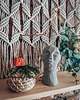 regały i półki Półka wisząca makrama Boho LOFT ecru 1