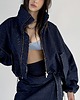 spódnice mini Mini spódnica kopertowa dark denim 5