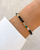 bransoletki z kamieni naturalnych Talizman - czarny turmalin, malachit, cytryn, labradoryt 2