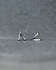 kolczyki wire wrapping Srebrne kolczyki wkrętki V 4