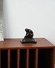 figurki i rzeźby Figura kobiety w stylu Art Deco, brązowy akt na geometrycznej podstawie 9