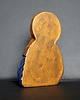 figurki i rzeźby Rzeźba Matki Boskiej niebiesko-różowa wys. 15,5 cm 4
