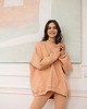 bluza bez kaptura damska Bluza Biggie Puder 3