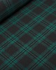 koszule damskie Koszula flanelowa w kratkę zielono-czarna bawełniana 3