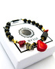 bransoletki na sznurku Bransoletka Czerwono- Czarna Amulet Dobrostanu PROSPERITY WISH CHARM 1