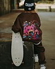 bluzy dla chłopców Bluza oversize Teddyland czekoladowa 4