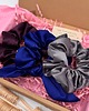 gumki do włosów Zestaw satynowych scrunchies 1