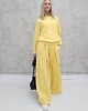 komplety damskie Sarai wygodny komplet bluza i szerokie spodnie z zakładkami Butter yellow 4
