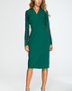 sukienki midi damskie Sukienka ołówkowa-zielona(S-136) 1