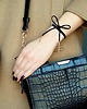 bransoletki na sznurku wiązana bransoletka BLACK CHOKER 5