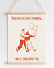 plakaty Minimalistyczny plakat dla pary, ja z tobą a ty ze mną 2