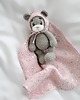 przytulanki dla niemowląt i dzieci Eś - miś z kocykiem 3