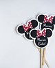 akcesoria dziecięce - różne Pikery do babeczek MYSZKA MINNIE 6 szt 3