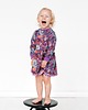 sukienki dla dziewczynki Sukienka dresowa dla dziewczynki orient fiolet 1