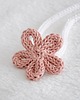 ozdoby do włosów dla dzieci Opaska z różowym kwiatkiem 1