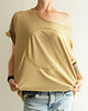 t-shirt damskie Złote koło na ciemnopiaskowym Oversize 1