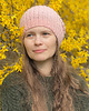 czapki damskie Przejściowa czapka Dimma z alpaki różowa 1