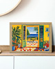 grafiki i ilustracje PLAKAT  St Tropez, Matisse obraz, kolorowa dekoracja ścienna 1