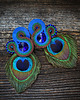 kolczyki soutache Peacock Eye-kolczyki soutache 2