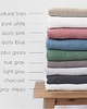 fartuchy kuchenne Lniany fartuszek retro DUSTY BLUE 8