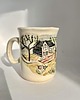 kubki Kubek ceramiczny ręcznie malowany domek z ogrodem 6