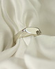 pierścionki srebrne Srebrny sygnet damski minimalistyczny, grawer, prezent dla niej, LUNARIA 1
