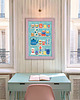 plakaty Półka w stylu retro - plakat fine art 2
