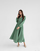 sukienki maxi damskie Lniana sukienka CAMELLIA MAXI EUCALYPTUS GREEN 1