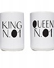 kubki KING N.01/QUEEN N.01, KING/QUEEN, zestaw kubków 2
