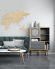 Ozdoby na ścianę Mapa Świata 180x90x06cm Granice Napisy PL 4