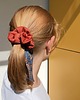 gumki do włosów Scrunchie Orange z odwiązywaną szarfą 2