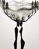 grafiki i ilustracje Grafika 21X30 malowana ręcznie na papierze 2