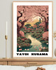 grafiki i ilustracje PLAKAT dekoracyjny Japonia Yayoi Kusama, abstrakcja kolorowa 1