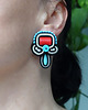 kolczyki soutache Etniczne kolczyki soutache 1