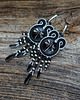 kolczyki soutache Srebrna wazka- kolczyki sutasz 2