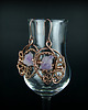 kolczyki wire wrapping Kolczyki z surowym ametystem 7